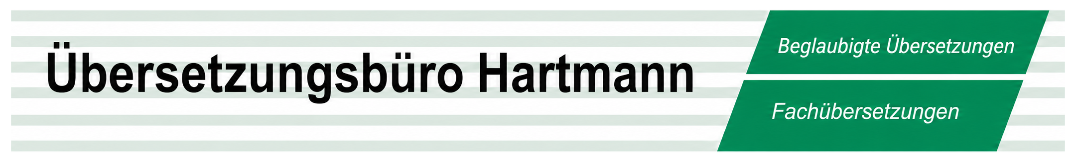 Übersetzungsbüro Hartmann – Beglaubigte Übersetzungen und Fachübersetzungen